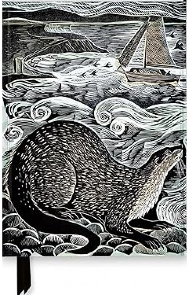 Angela Harding: Shetland Otter & Windsong (Foiled Journal)